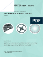 Proceeding Of: Proceedings of The 16th International Multiconference INFORMATION SOCIETY - IS 2013