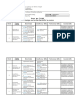 Form No. (11A) Knowledge and Skills Matrix For A Course: Department of Basic and Applied Science