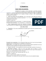 Física.1º Bachillerato - Cinemática.Apuntes