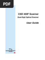 CSD 450f Scanner User Guide