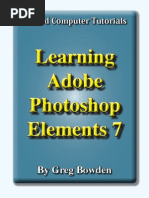 Download Learning Adobe Photoshop Elements 7 - Introduction by Guided Computer Tutorials SN18034067 doc pdf