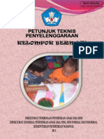 Juknis Penyelenggaraan KELOMPOK BERMAIN