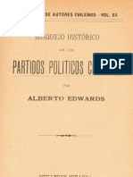 Bosquejo Historico de Los Partidos Politicos Chilenos - Alberto Edwards