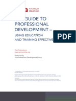 ESA Guide To Professional Development (Educ&Training)