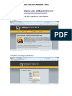 Tutorial para Usar Webquest Creator