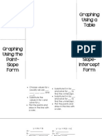 LT15 Graphing Linear Functions Foldable PDF