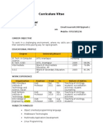 G. Naresh Kumar: Curriculum Vitae