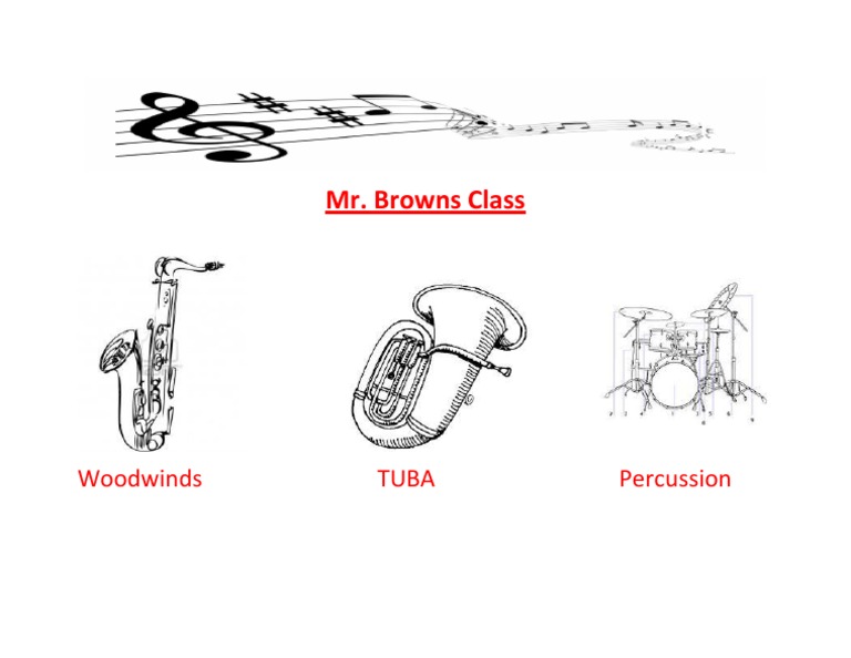 Music Class Instrument Guide | PDF