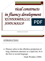 Theoretical Constructs in Fluency Development - PDF / KUNNAMPALLIL GEJO