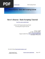 Shellscriptingbook-Sample - Steves Bourne-Bash Scripting Tutorial PDF