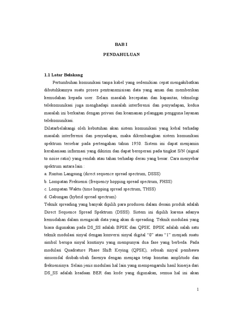 Makalah Spread Spectrum Makalah Spread Spectrum