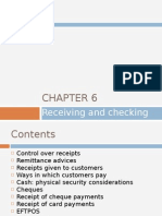 Chapter 6 - Receiving and Checking Money