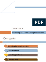 Chapter 4 - Recording and Summarizing Transactions