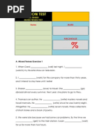 Mixed Tenses