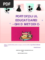 Portofoliul Educatoarei