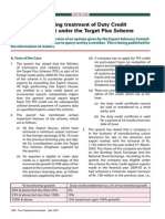 Accounting Entries For DEPB & Target Plus Scheme PDF