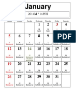 Calendar 2014 (Singapore) PDF