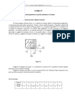 CURS 17 Parametrii Geometrici Ai Pǎrţii Aşchietoare A Frezelor PDF