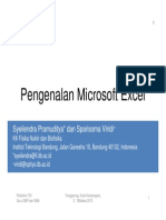 Pengenalan Microsoft Excel