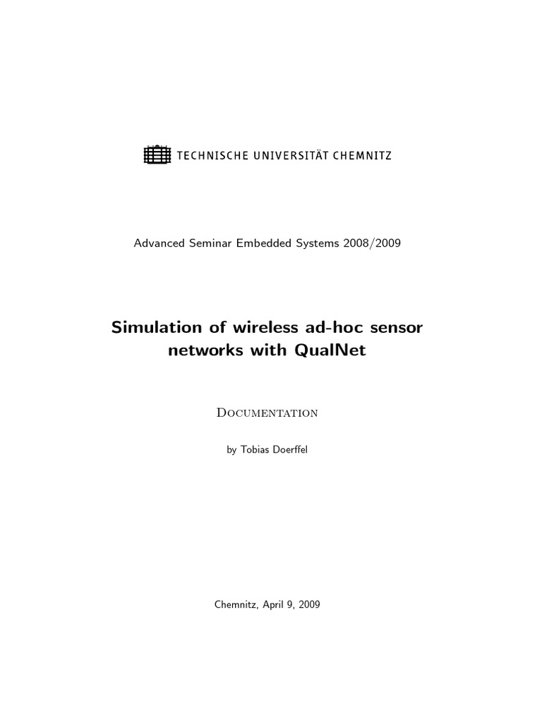 Wireless Simulation With Qualnet PDF | PDF