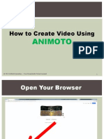 How To Create Video Using Animoto