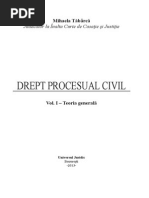 Drept Procesual Civil Vol I Teoria Generala PDF