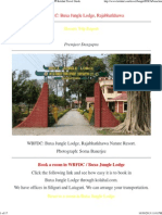 WBFDC - Buxa Jungle Lodge, Rajabhatkhawa Kolahal Travel Guide PDF