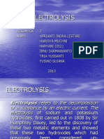 ELECTROLYSIS