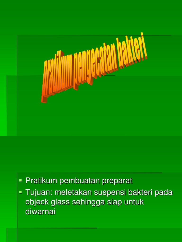 Pengecatan Bakteri ppt Pengecatan Bakteri ppt