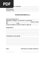 Scrisoare Medicala Pdf