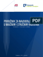 Priručnik Za Navođenje Literature