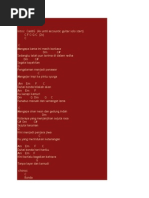 Download Lirik lagu berserta kord gitar kapaok by Saifuddin Shariff SN180489348 doc pdf