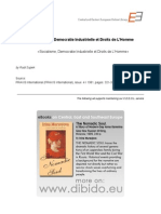 4.1 - Supek, Rudi - Socialisme, Democratie Industrielle Et Droits de L'Homme (FR)