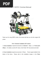 Download DIY 3DP01 Concise Manual by Jos Carlos SN180513468 doc pdf