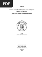 Download Peranan Activity Based Management Dalam Peningkatan Efisiensi Biaya Produksi Studi Kasus Pada PG Kebon Agung Malang by Bugul Bugul SN180527606 doc pdf
