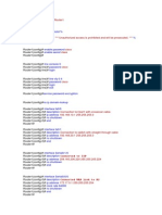 Configure Router and Switch Security