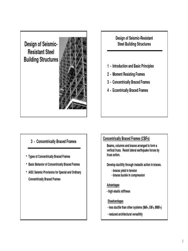 Seismic Design of Steel Frames | PDF