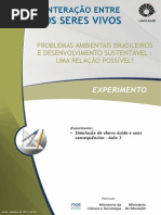 Interação entre os seres vivos - situações de chuvas ácidas
