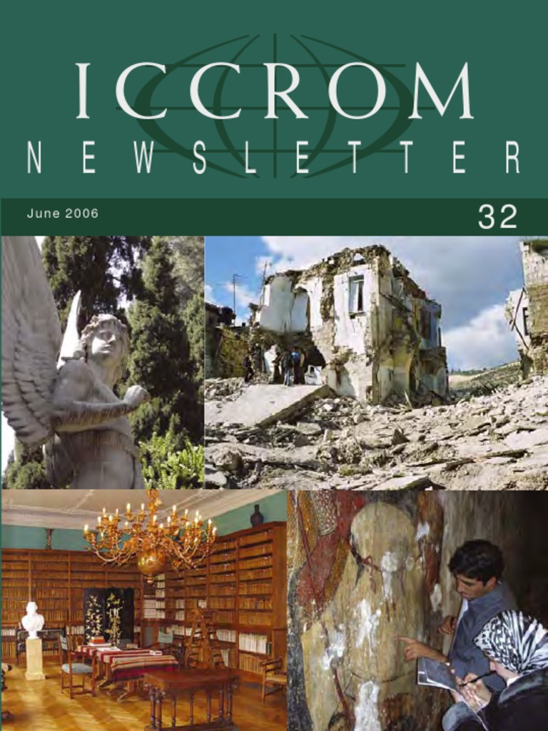 ICCROM - Newsletter 32 - ICCROM PDF | PDF | Conservation And ...