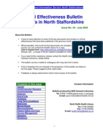 Clinical Effectiveness Bulletin 30 - July 2009