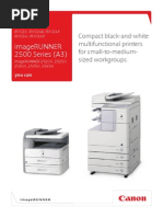 Canon Ir 2520 I 2525 I 2530 I 2535 I 2545 I Photocopier Brochure PDF