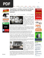 SiteBarra » ‘Quentinhas’ servidas a presos no Estado são destaque em revista de circulação nacional