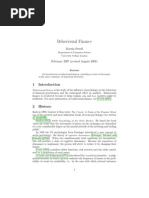 Behavioural Finance