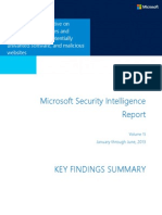 Microsoft Security Intelligence Report Volume 15 Key Findings Summary 