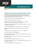 Timeline of Events in American Legal and Political History.docx