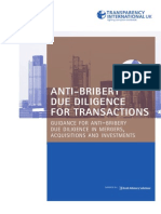 Anti-Bribery Due Diligence For Transactions