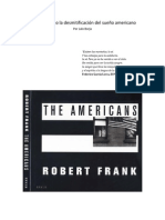 Lalo Borja - Robert Frank o La Desmitificación Del Sueño Americano