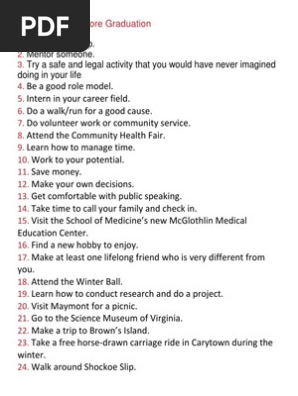 Things to Do