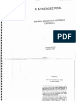 Menéndez Pidal - Manual Gramática Histórica Española