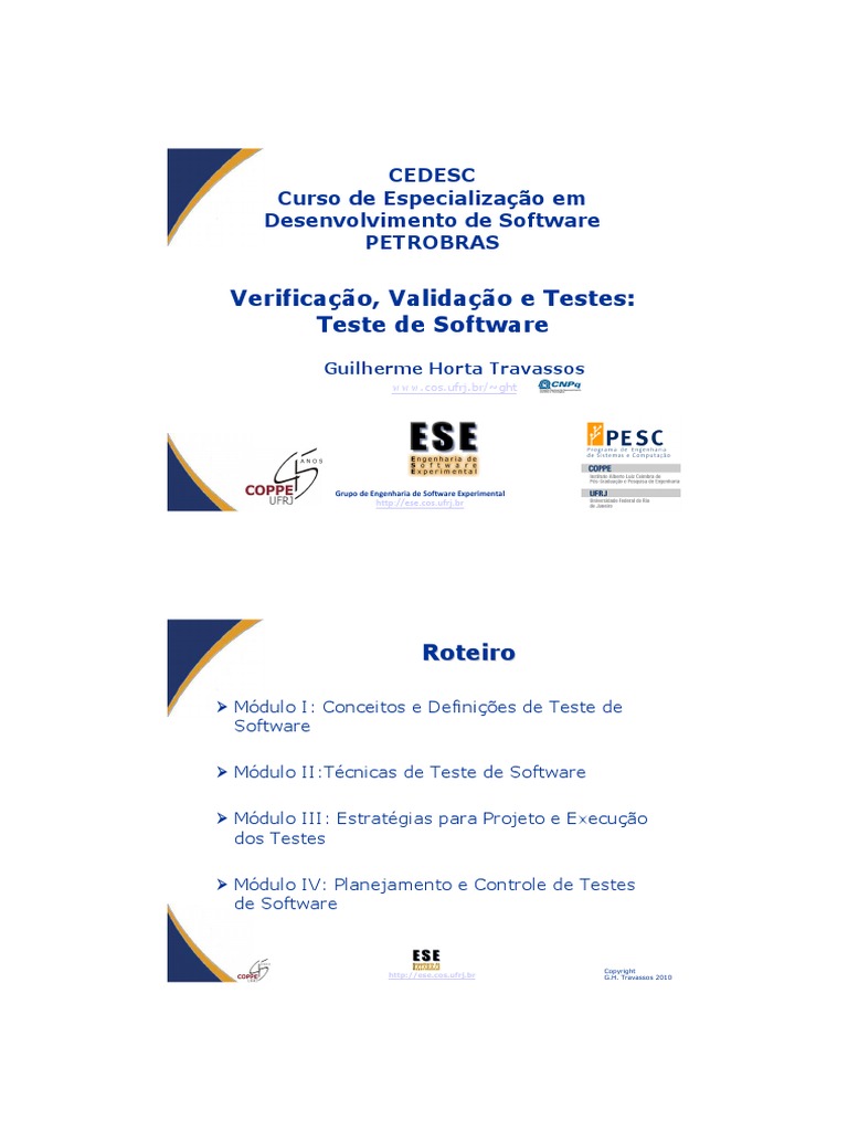 Teste de Software | PDF